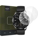 2X VETRO TEMPERATO HOFI GLASS PRO+ 2-PACK XIAOMI WATCH S3 TRASPARENTE