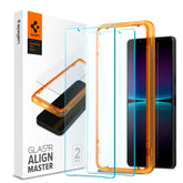 2X VETRO TEMPERATO SPIGEN ALM GLAS.TR 2-PACK SONY XPERIA 1 VI TRASPARENTE