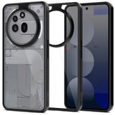 COPERTURA TECH-PROTECT MAGMAT NOTHING PHONE 3A PRO NERO/TRASPARENTE