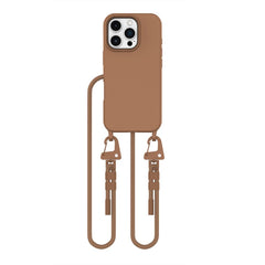 COPERTURA TECH-PROTECT MAGNECKLACE MAGSAFE IPHONE 16 PRO MARRONE CIOCCOLATO