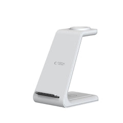 TECH-PROTECT QI15W-A36 CARICATORE WIRELESS 3IN1 PER APPLE BIANCO