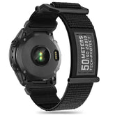 CINTURINO PER GARMIN 26MM FENIX 3 / 5X / 3HR / 5X PLUS / 6X / 6X PRO / 7X TECH-PROTECT SCOUT NERO