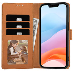 COPERTURA TECH-PROTECT WALLET IPHONE 16E SADDLE BROWN