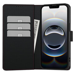 COPERTURA TECH-PROTECT WALLET RS IPHONE 16E NERA/ROSSA