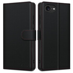 COPERTURA TECH-PROTECT WALLET RS IPHONE 16E NERA/ROSSA