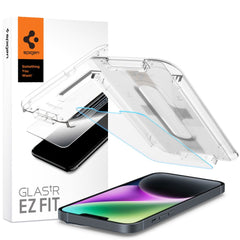 VETRO TEMPERATO SPIGEN GLAS.TR "EZ FIT" IPHONE 13 / 13 PRO / 14 / 16E
