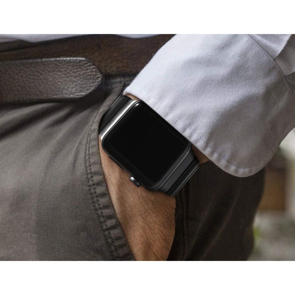 CINTURINO DOOP LINKBAND APPLE WATCH 4 / 5 / 6 / 7 / 8 / 9 / SE / ULTRA 1 / 2 (42 / 44 / 45 / 49 MM) NERO