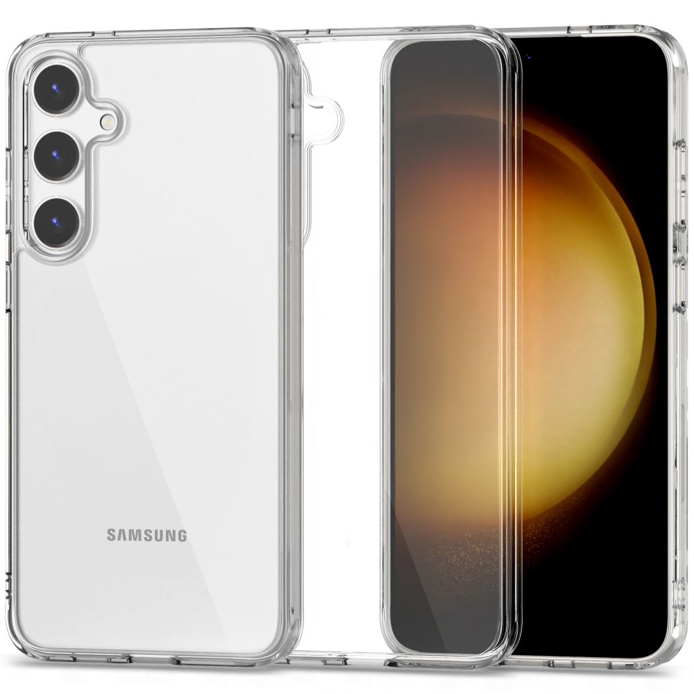 COPERTURA PER SUPER ARMOR GALAXY S24 HEYCASE TRASPARENTE