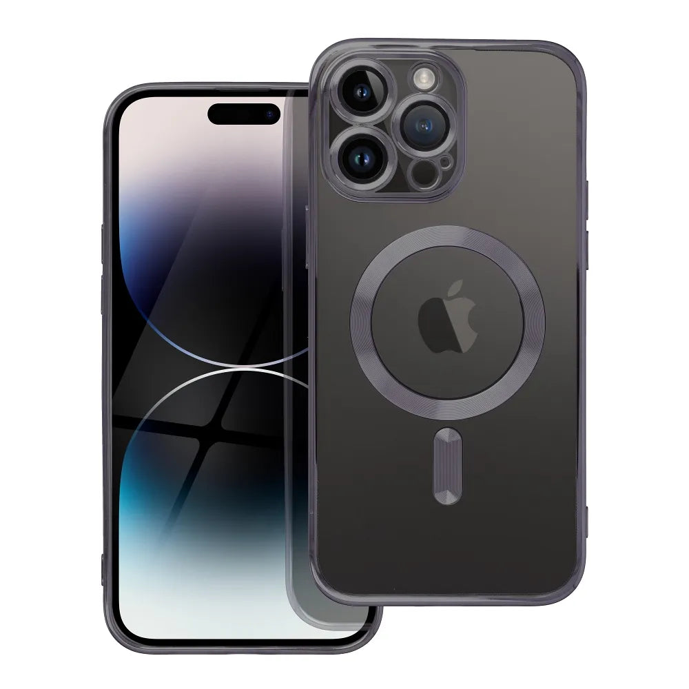 COPERTURA PER IPHONE 16 PRO MAX HEYCASE MAGSAFE MAG SHINE NERA