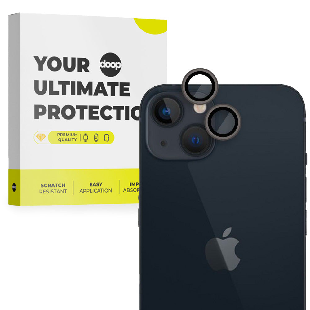 PROTEZIONE PER FOTOCAMERA DOOP CAMRING IPHONE 15 / 15 PLUS NERA