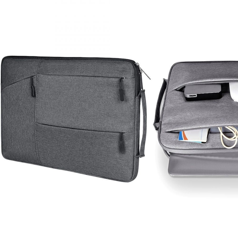 BORSA LAPBAG POCKET PER LAPTOP 14 GRIGIO SCURO