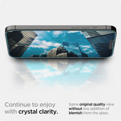 VETRO TEMPERATO SPIGEN GLAS.TR "EZ FIT" IPHONE 13 / 13 PRO / 14 / 16E
