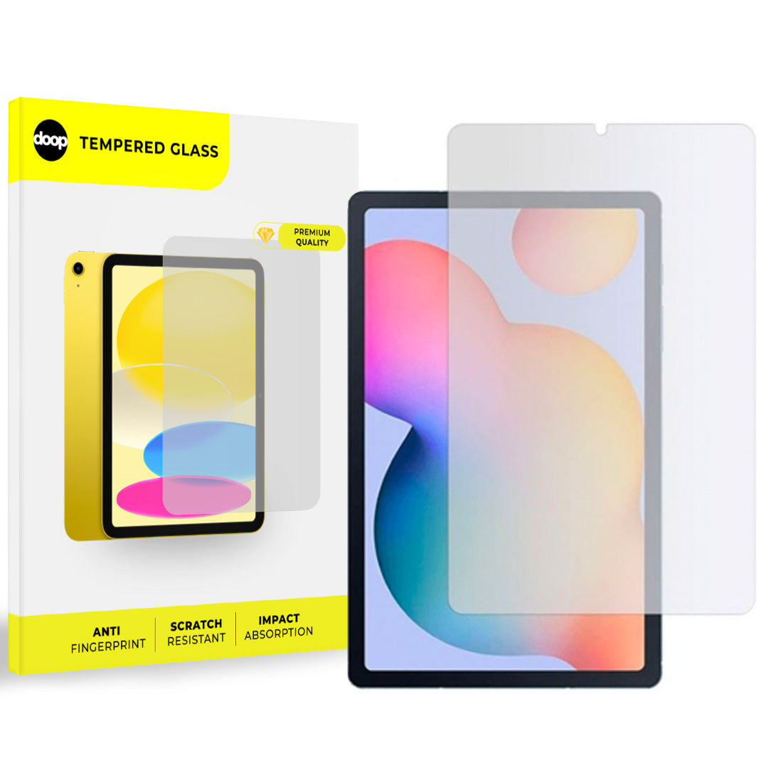 VETRO TEMPERATO PER SAMSUNG GALAXY TAB S6 LITE 10.4 2020-2024 DOOP GLASS PRO+ TRASPARENTE