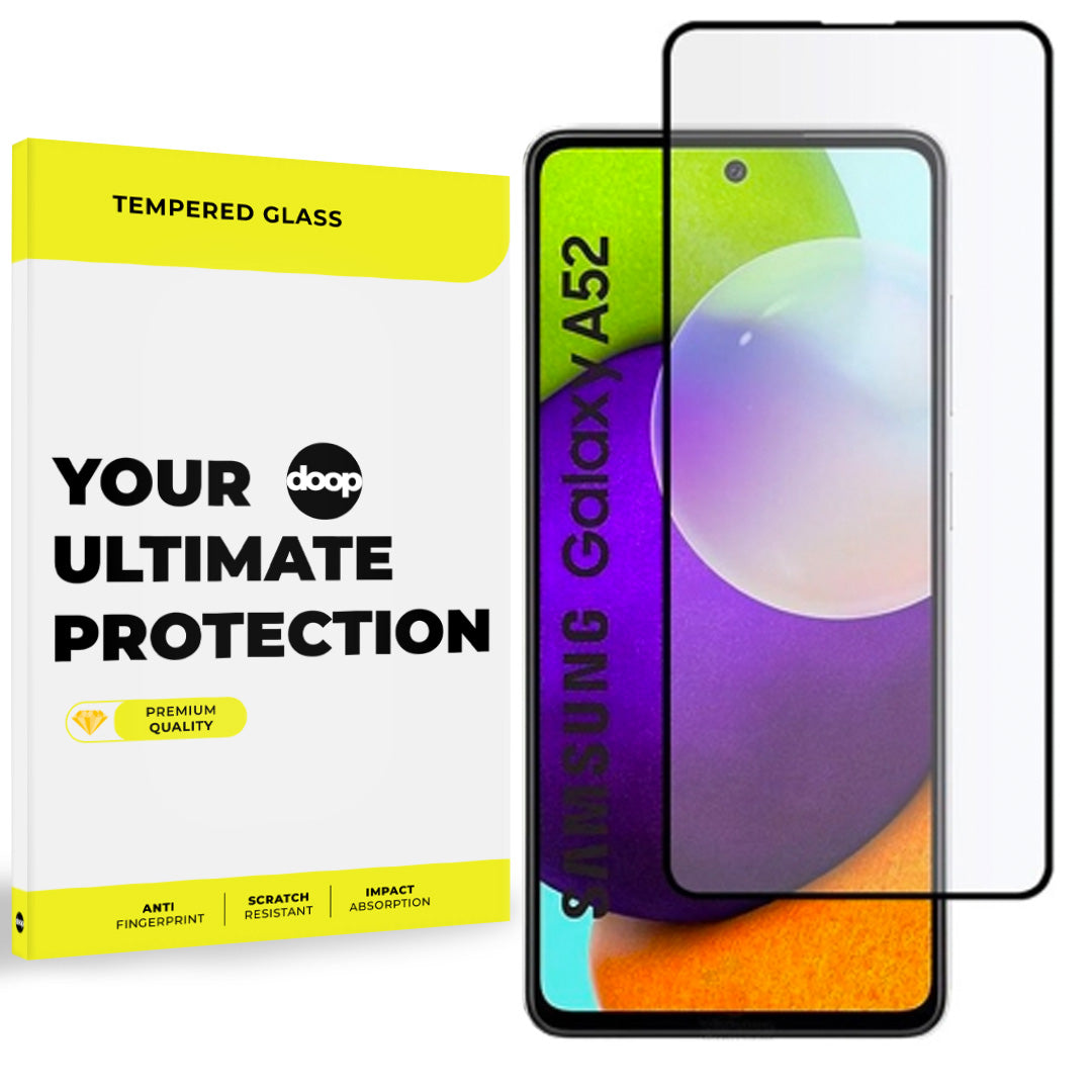 VETRO TEMPERATO DOOP GLASS GALAXY A52 / A52S NERO