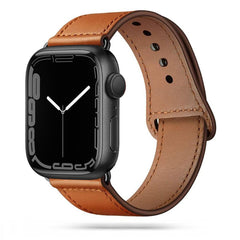 CINTURINO DOOP LEATHERFIT APPLE WATCH 4 / 5 / 6 / 7 / 8 / 9 / SE / ULTRA 1 / 2 (42 / 44 / 45 / 49 MM) MARRONE