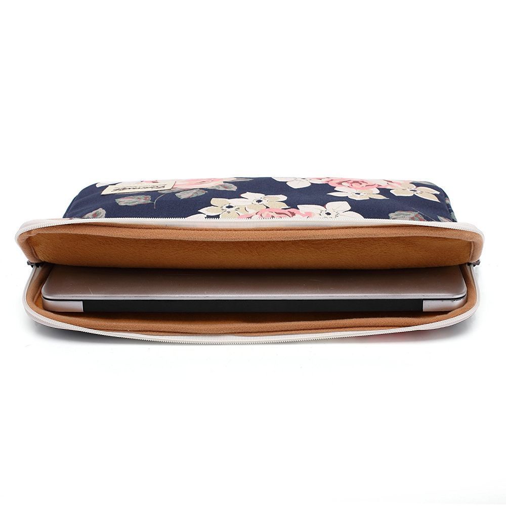 BORSA PER NOTEBOOK 13"-14" CANVASLIFE SLEEVE LAPTOP NAVY ROSE