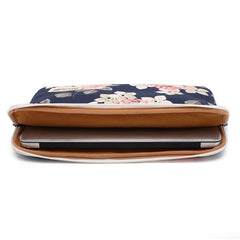 BORSA PER NOTEBOOK 13"-14" CANVASLIFE SLEEVE LAPTOP NAVY ROSE