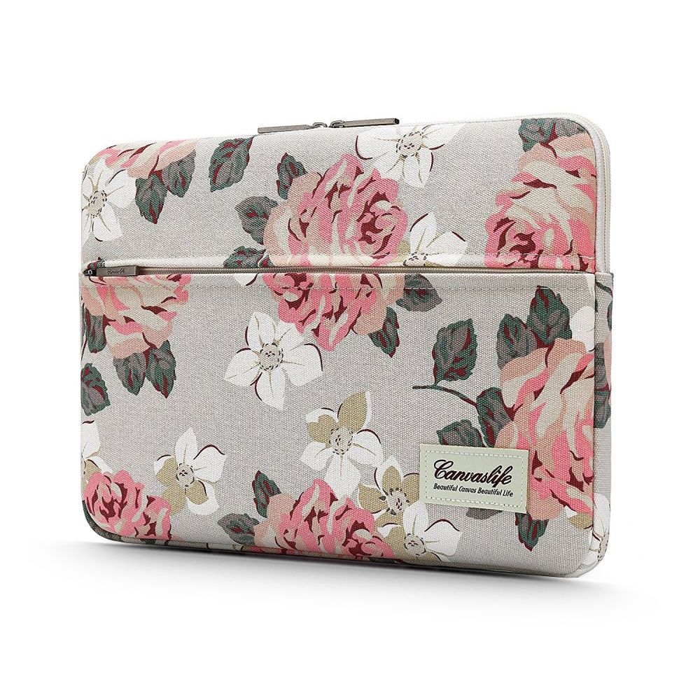 BUSTA PER NOTEBOOK 13"-14" CANVASLIFE SLEEVE LAPTOP BIANCO ROSA