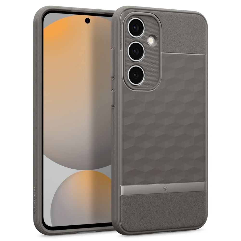COPERTURA CASEOLOGY PARALLAX GALAXY S24 FE GRIGIO CENERE