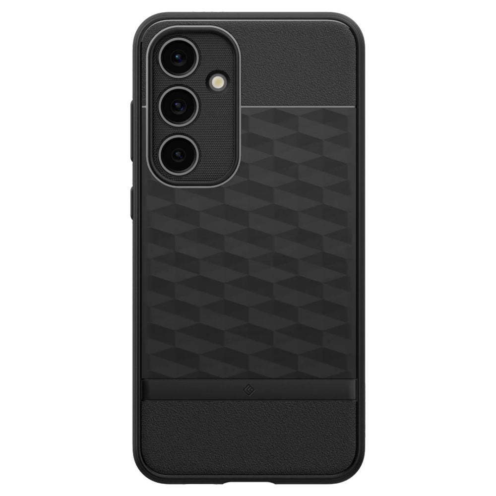 COPERTURA CASEOLOGY PARALLAX GALAXY S24 FE NERO OPACO