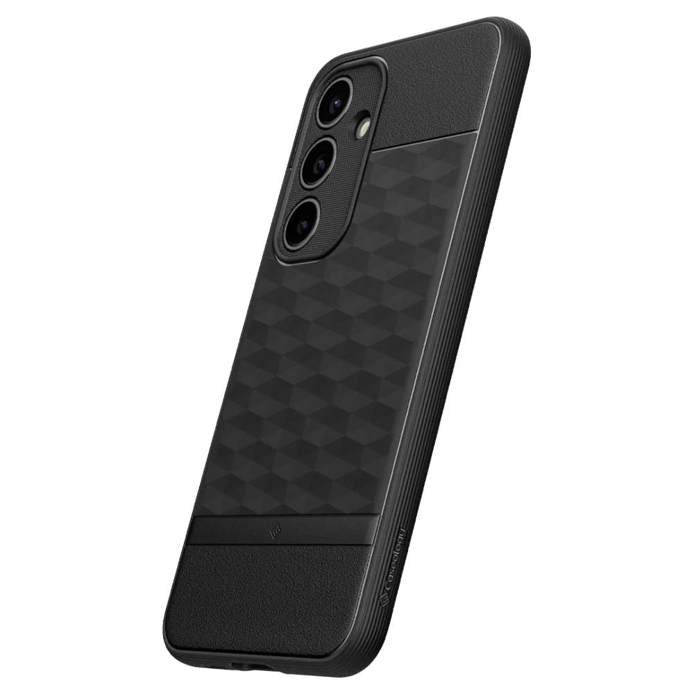 COPERTURA CASEOLOGY PARALLAX GALAXY S24 FE NERO OPACO