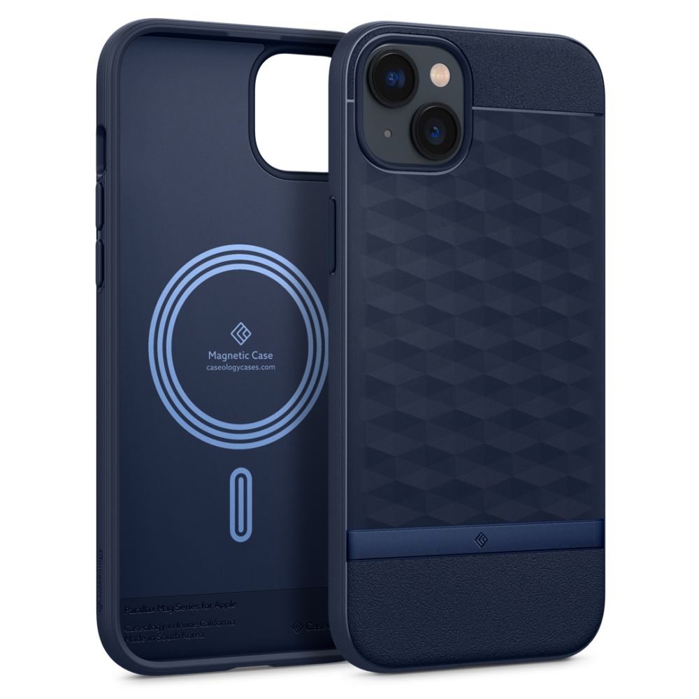 COPERTURA CASEOLOGY PARALLAX MAG MAGSAFE IPHONE 14 PLUS BLU MEZZANOTTE