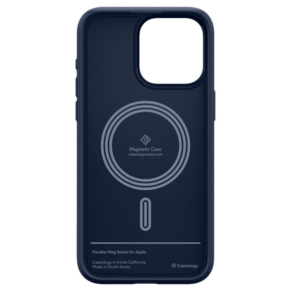 COPERTURA CASEOLOGY PARALLAX MAG MAGSAFE IPHONE 15 PRO MAX BLU MEZZANOTTE