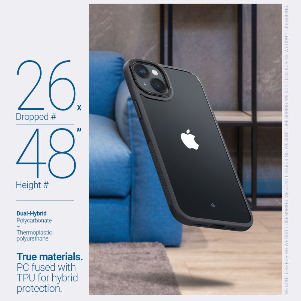 COPERTURA CASEOLOGY SKYFALL IPHONE 14 PLUS NERO OPACO