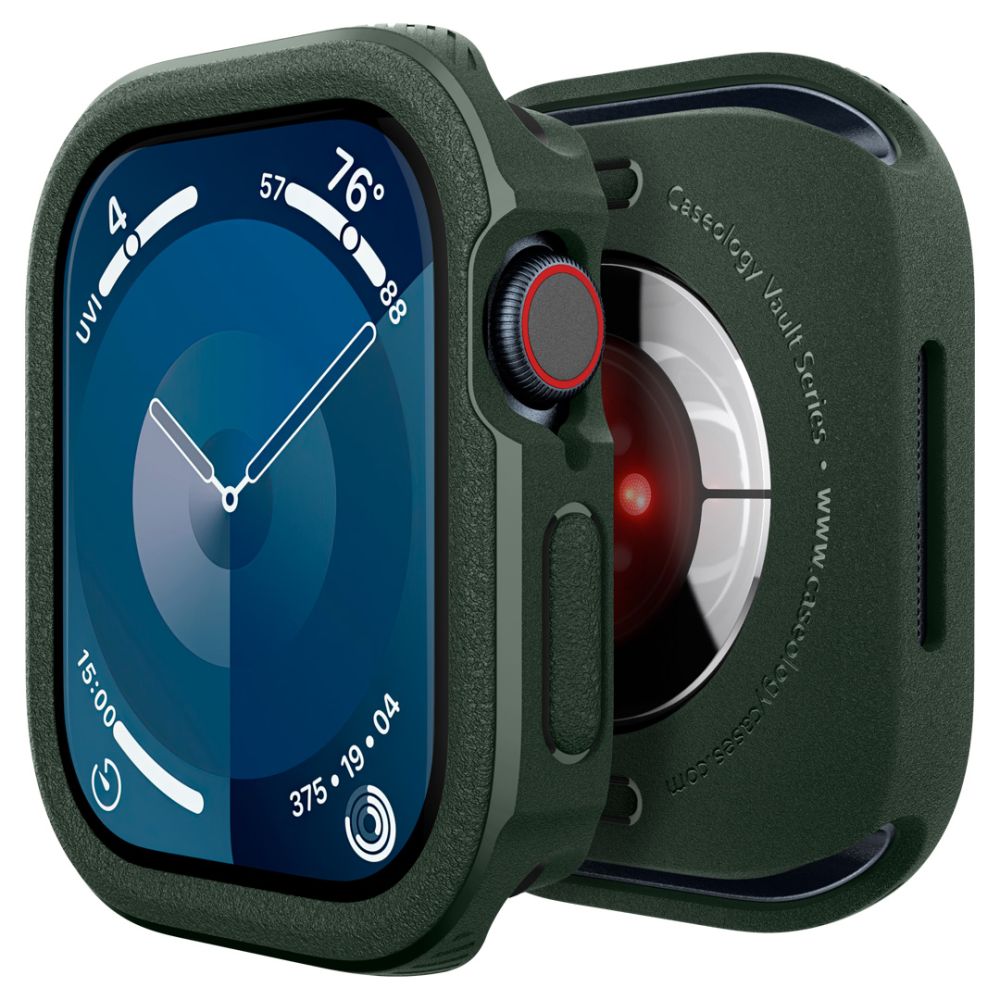 CUSTODIA CASEOLOGY VAULT APPLE WATCH 10 (46 MM) VERDE NOTTE