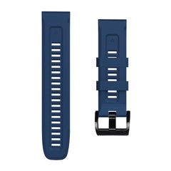 CINTURINO IN SILICONE PER GARMIN 26MM FENIX 3 / 5X / 3HR / 5X PLUS / 6X / 6X PRO / 7X DOOP EXPLORER BLU NAVY