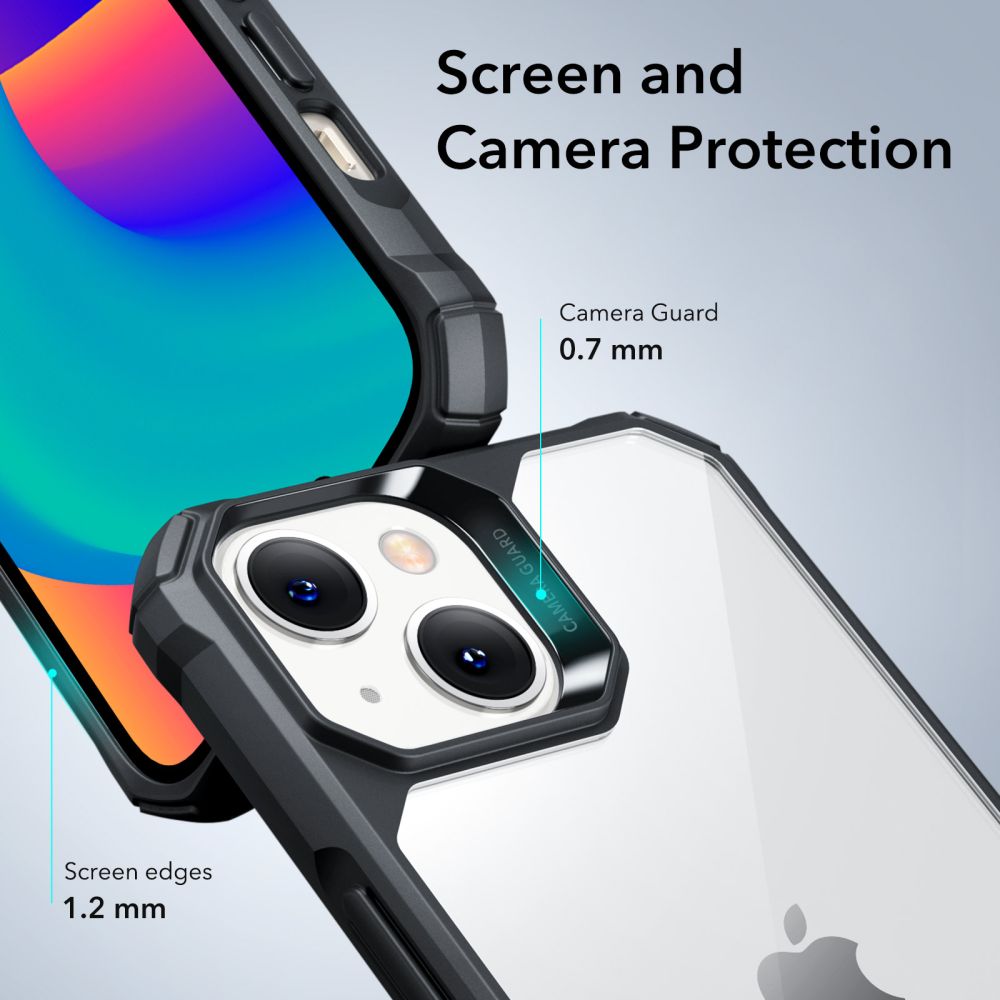 COPERTURA ESR AIR ARMOR IPHONE 14 PLUS TRASPARENTE/NERO