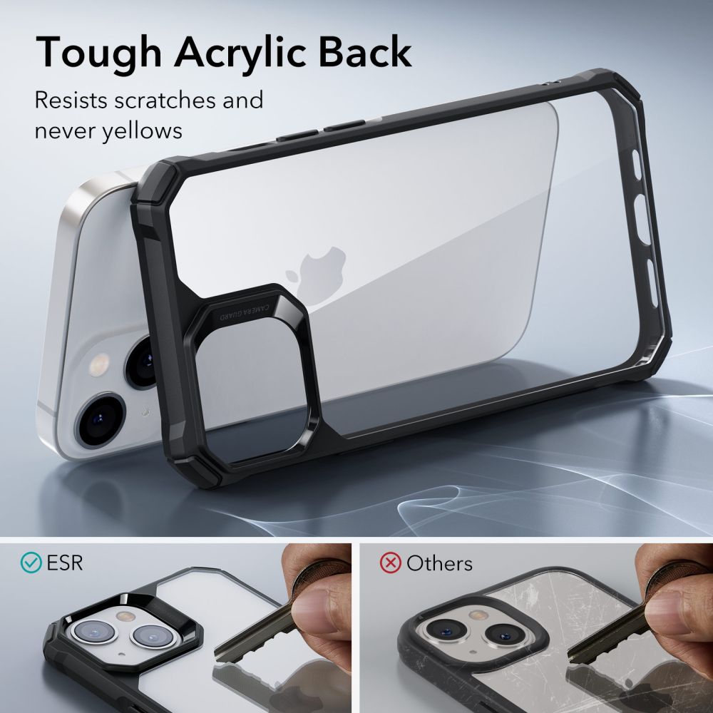 COPERTURA ESR AIR ARMOR IPHONE 14 PLUS TRASPARENTE/NERO