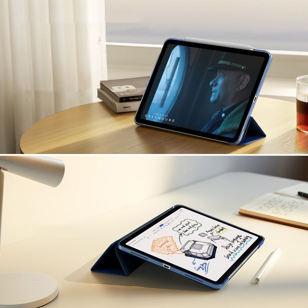 COPERTURA ESR ASCEND TRIFOLD IPAD AIR 10.9 4 / 5 / 2020-2022 / 11 6 / 2024 BLU SCURO