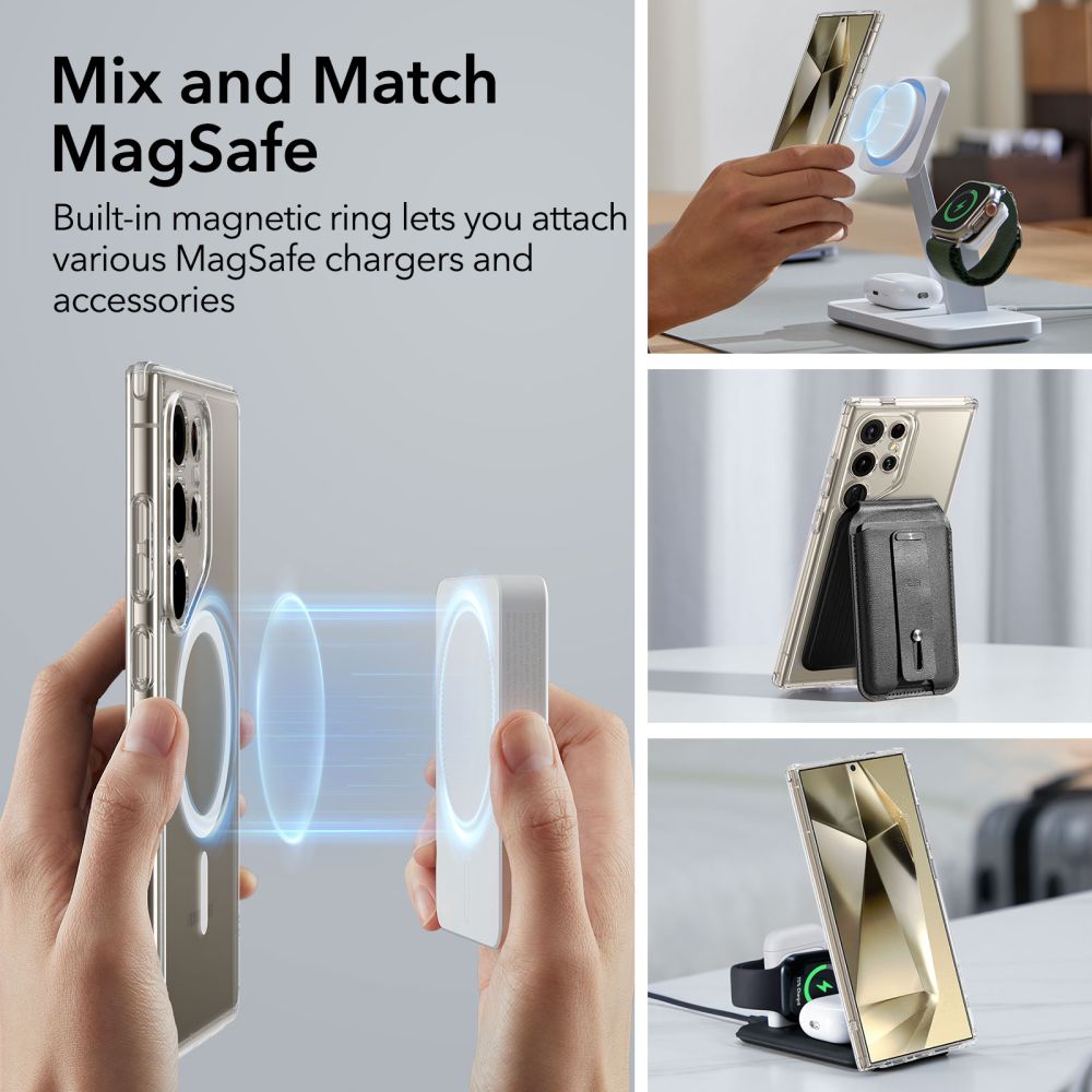 COPERTURA ESR CH HALOLOCK MAGSAFE GALAXY S24 ULTRA CLEAR