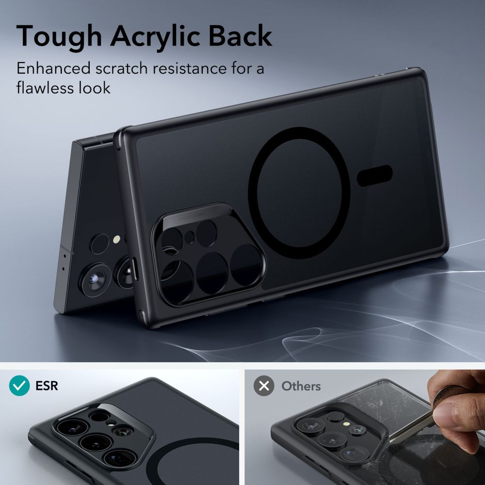 COPERTURA ESR CH HALOLOCK MAGSAFE GALAXY S24 ULTRA FROSTED BLACK