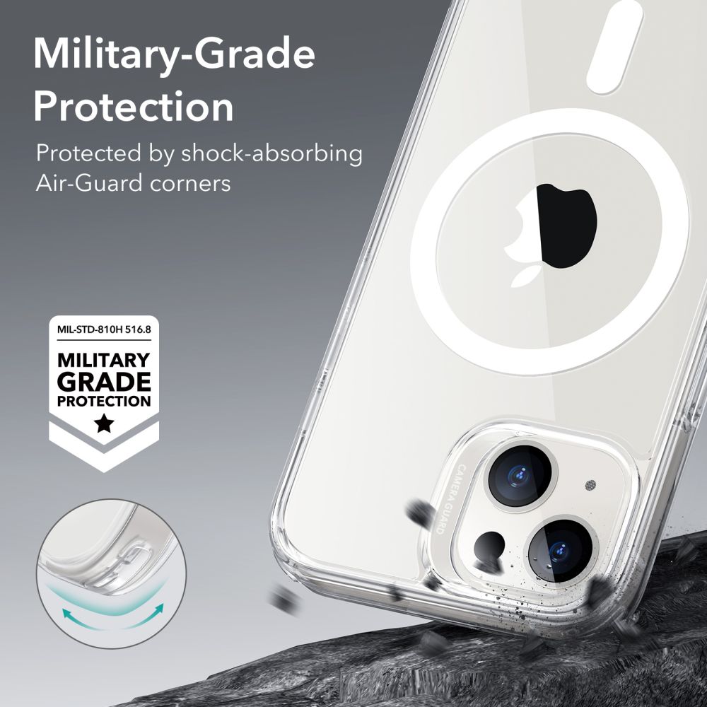 CUSTODIA ESR CH HALOLOCK MAGSAFE IPHONE 13 / 14 TRASPARENTE