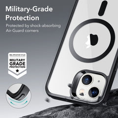 COPERTURA ESR CH HALOLOCK MAGSAFE IPHONE 14 PLUS TRASPARENTE/NERA