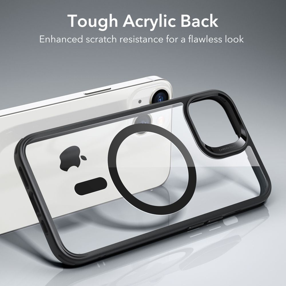 COPERTURA ESR CH HALOLOCK MAGSAFE IPHONE 14 PLUS TRASPARENTE/NERA