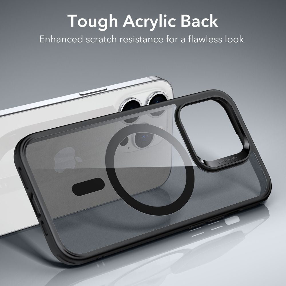 COPERTURA ESR CH HALOLOCK MAGSAFE IPHONE 14 PRO NERO FROSTED