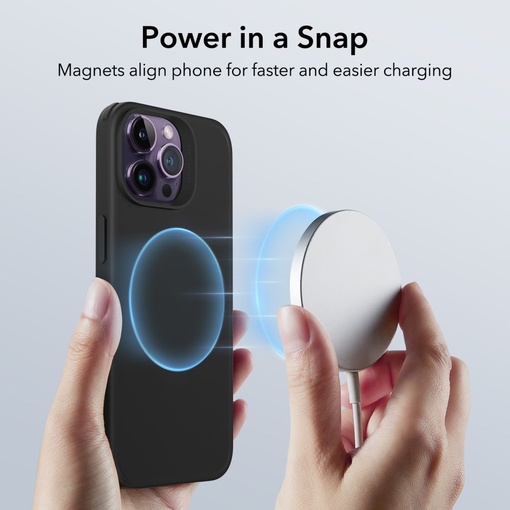COPERTURA ESR CH HALOLOCK MAGSAFE IPHONE 14 PRO MAX NERA