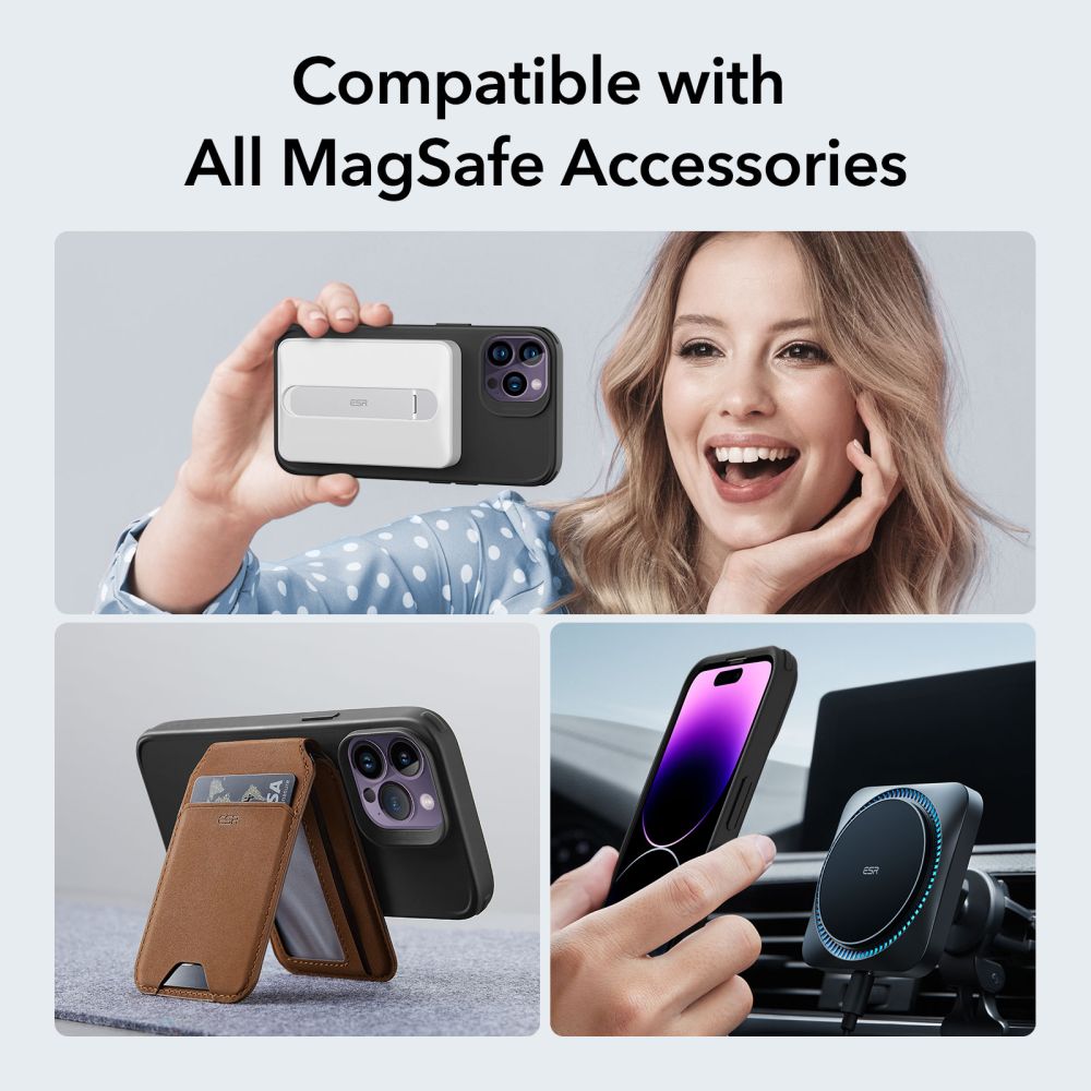 COPERTURA ESR CH HALOLOCK MAGSAFE IPHONE 14 PRO MAX NERA