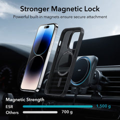 COPERTURA ESR CH HALOLOCK MAGSAFE IPHONE 14 PRO MAX NERO FROSTED