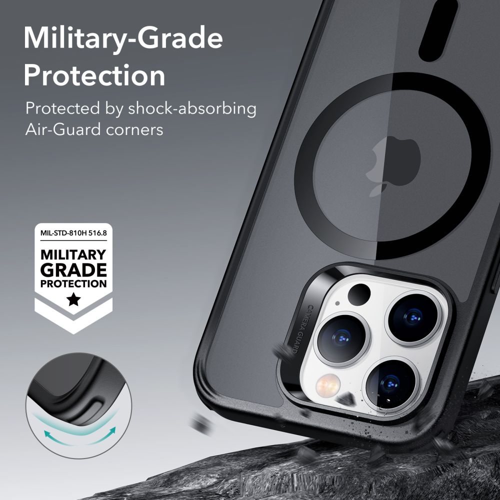 COPERTURA ESR CH HALOLOCK MAGSAFE IPHONE 14 PRO MAX NERO FROSTED