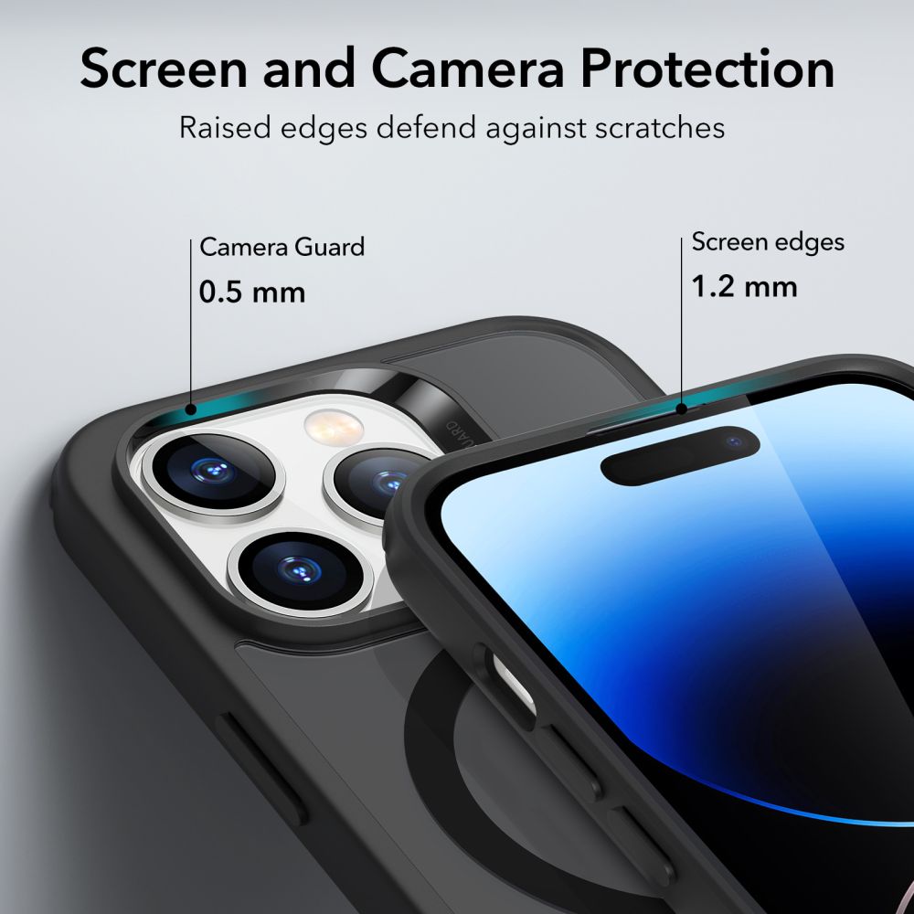 COPERTURA ESR CH HALOLOCK MAGSAFE IPHONE 14 PRO MAX NERO FROSTED