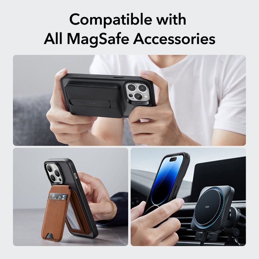 COPERTURA ESR CH HALOLOCK MAGSAFE IPHONE 14 PRO MAX NERO FROSTED