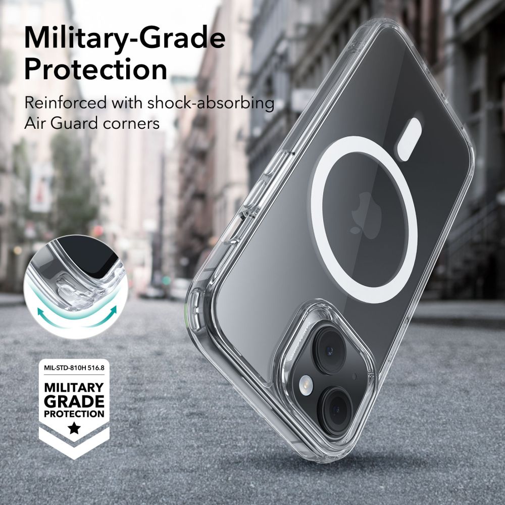 COPERTURA ESR CH HALOLOCK MAGSAFE IPHONE 15 TRASPARENTE