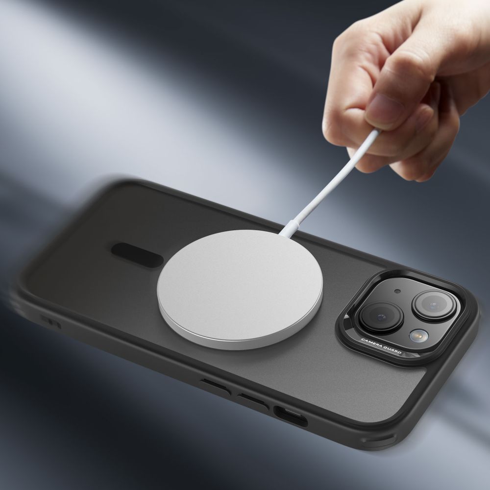 COPERTURA ESR CH HALOLOCK MAGSAFE IPHONE 15 NERO FROSTED