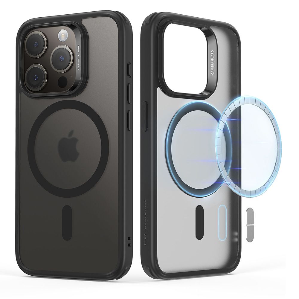 COPERTURA ESR CH HALOLOCK MAGSAFE IPHONE 15 PRO MAX NERO FROSTED