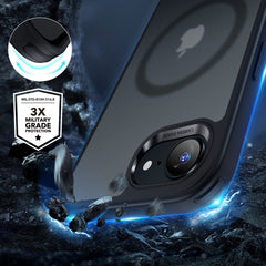 COPERTURA ESR CLASSIC HYBRID HALOLOCK MAGSAFE IPHONE 16E NERO FROSTED