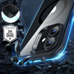 ESR CLASSIC HYBRID HALOLOCK MAGSAFE E VETRO TEMPERATO IPHONE 16 PLUS TRASPARENTE/NERA